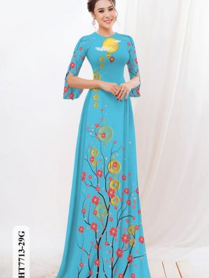 1607149845 vai ao dai hoa dao mac tet (7)